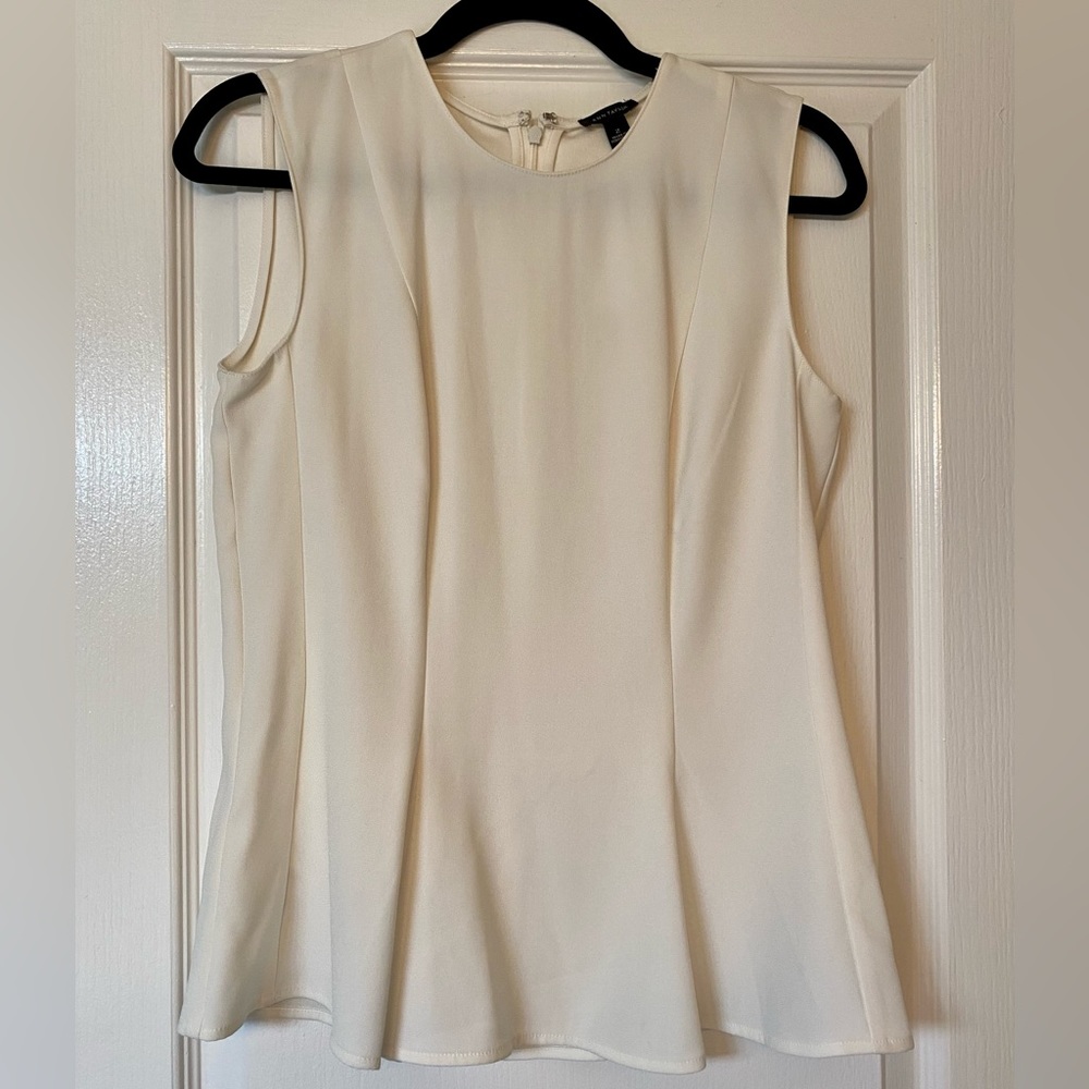 Ann Taylor White Blouse, Size 2